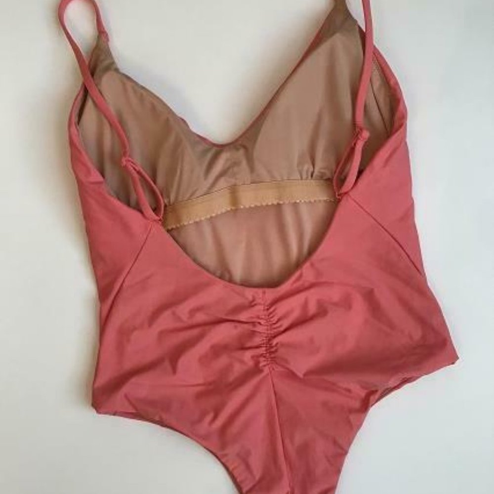 J.Crew $110 Ruched Back One-Piece Swimsuit H8250 - Picture 4 of 5